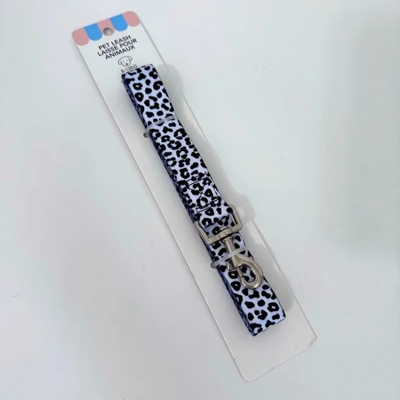 MINISO Pets Leopard Print Dog Leash Large 59” NWT Swivel Clip - Picture 1 of 7